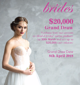 BLISSFUL BRIDES $20,000 GRAND DRAW