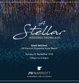 A Stellar Wedding Showcase by JW Marriott Singapore South Beach, 23 September 2018