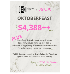 OKTOBERFEAST by Jen Singapore Tanglin by Shangri-La
