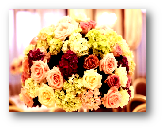 Wedding Package 5 – 20 Table Décor (Hydrangeas, Roses & Orchids Theme)