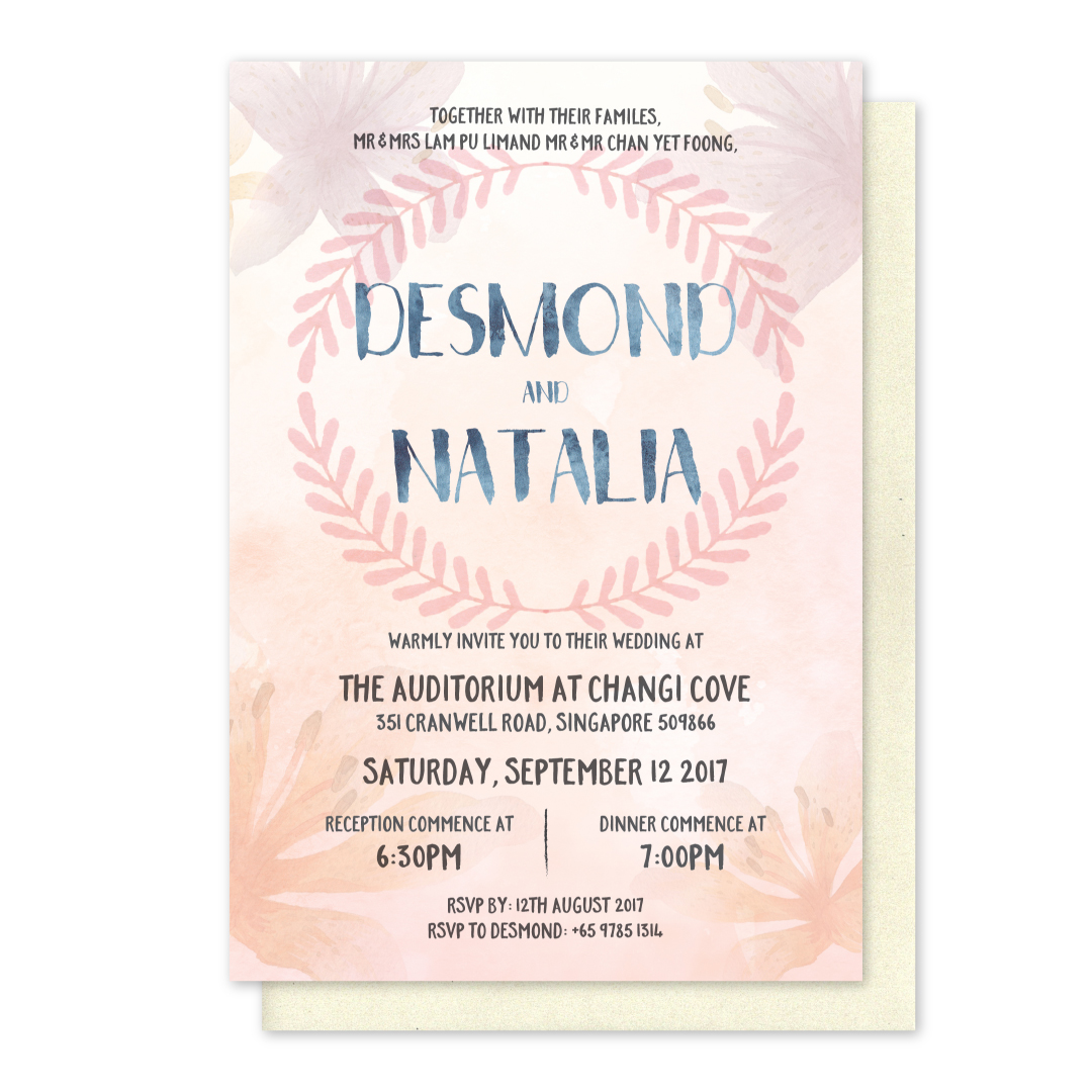 Ever After Invitation Card