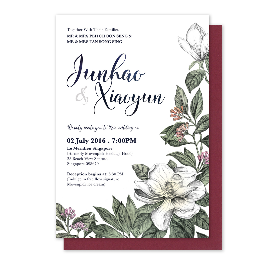 Botanical Belle Invitation Card