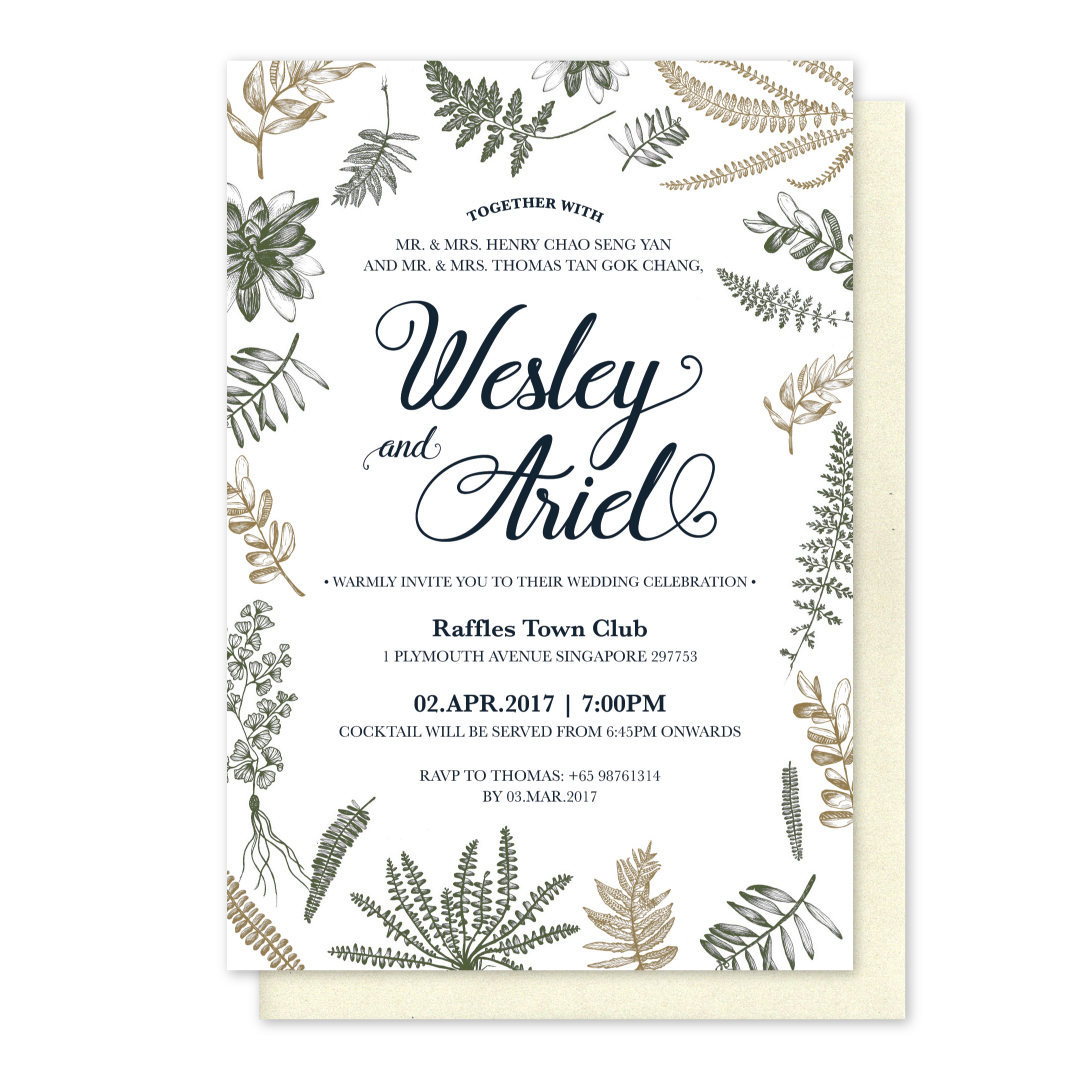 The Wild Dance Invitation Card
