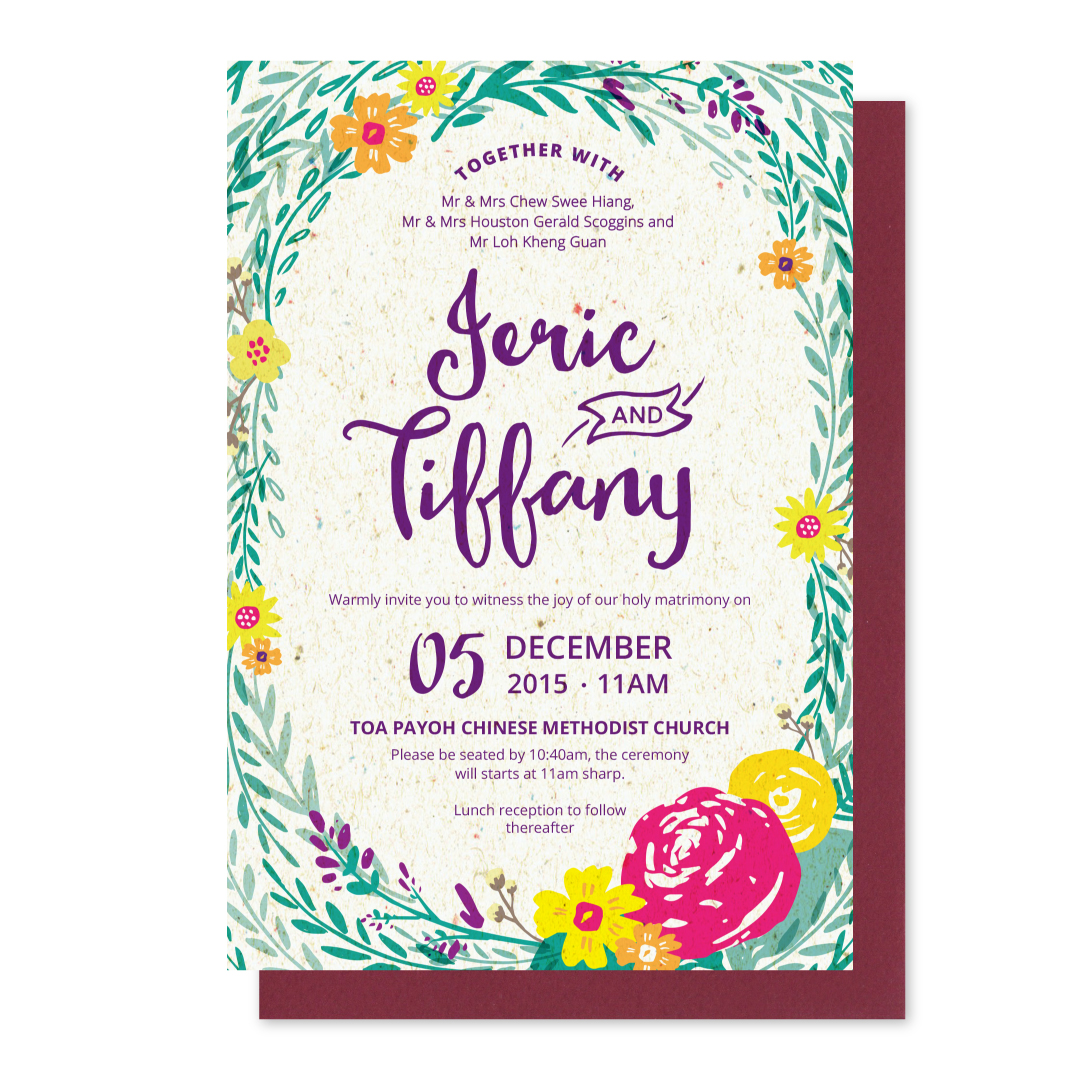 Summer Dreams Invitation Card