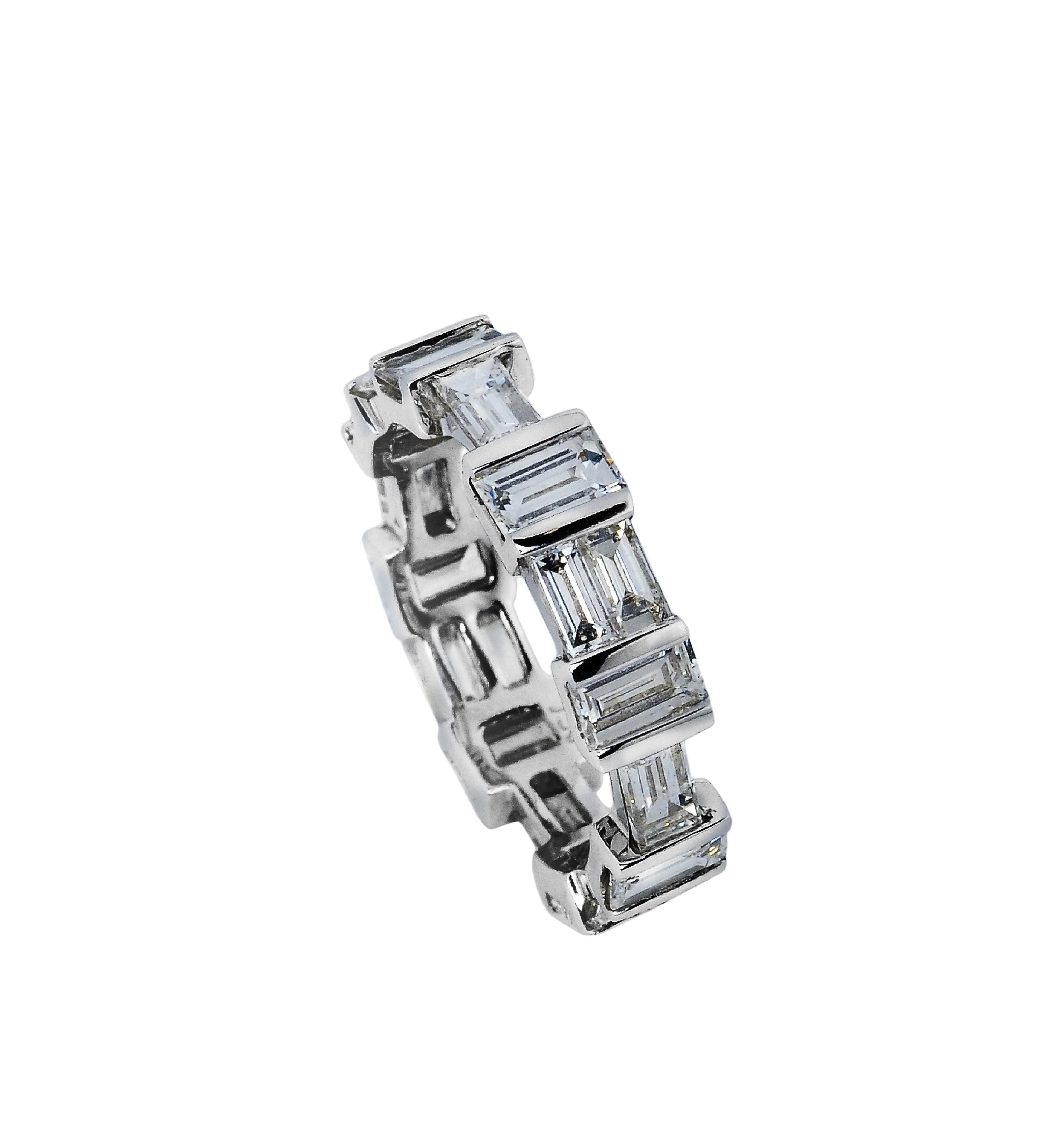 Baguette Diamond Band
