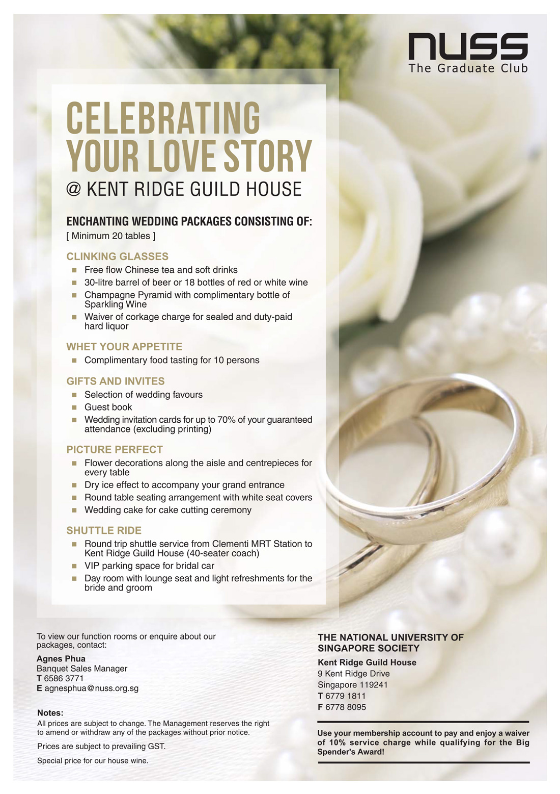 Wedding Banquets – KRGH Wedding Packages