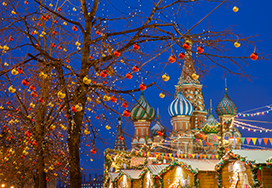 8D Easy Pace Russia with Christmas Markets *NEW Itinerary*