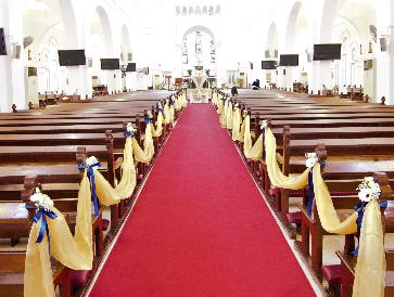Church Wedding Decor