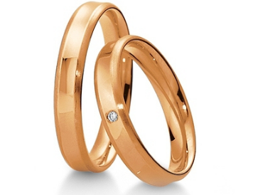 Wedding Band – A Pair of Rose Gold Wedding Band