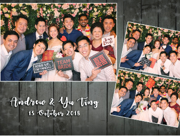 BLISSFUL DEALS: 2-hour Photobooth Package with Premium Backdrop @ $499  (U.P: $738)
