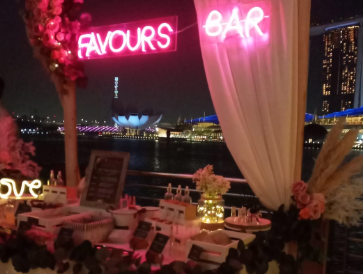 DIY Scent Bar For 100 Guests with FREE delivery, setup, teardown & styled backdrop