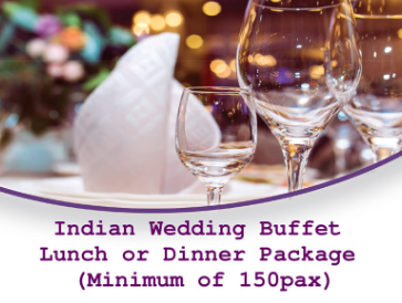 Indian Wedding Buffet Lunch or Dinner Package