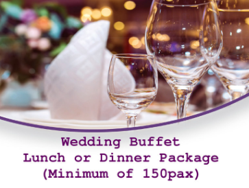 Wedding Buffet Lunch or Dinner Package