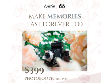 2 Hour Photobooth Package with Unlimited Prints @ $399 (U.P $588)