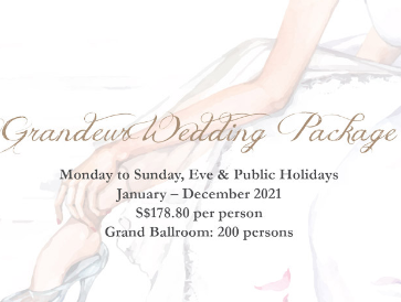 2021 Grandeur Wedding Package