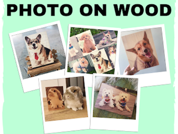 50% Off Photo on Wood