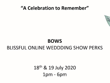 Blissful Online Wedding Show Perks