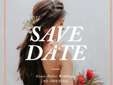 Grace Atelier Weddings Annual Sample Sale