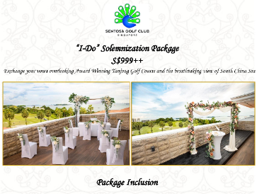 “I-Do” Solemnization Package