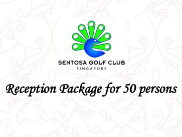 Wedding Reception Lunch or Dinner Package – 50 paxs