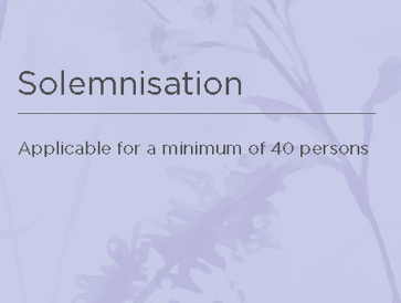 Wedding Solemnisation