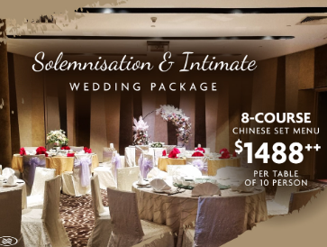 Solemnisation and Intimate Wedding Package 2023
