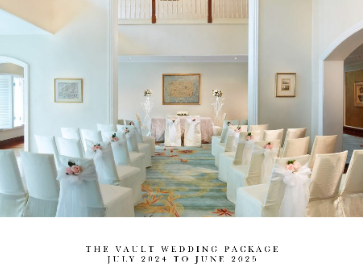The Vault Wedding Package 2025