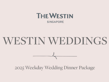 2025 Weekday Dinner Package Wedding