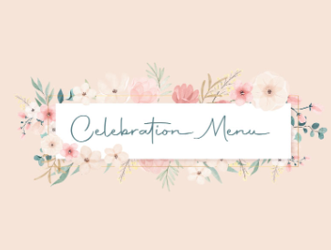 Jia He Grand Wedding Menu