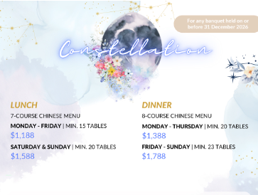 Constellation Wedding Package 2026