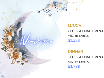 Nova Wedding Package 2026