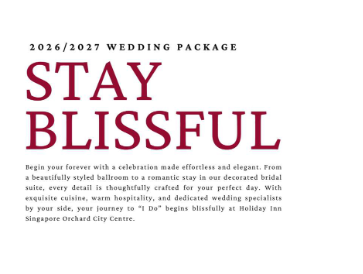 Stay Blissful Wedding Package 2026 – 2027
