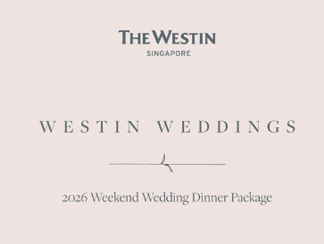 2026 Wedding Package Weekend Dinner