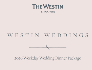 2026 Wedding Package Weekday Dinner