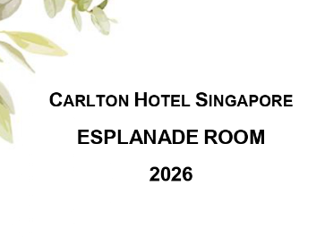 Esplanade Wedding Package 2026