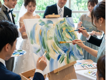 Live Abstract Painting