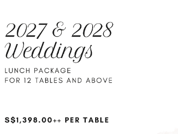 2027 & 2028 Wedding Lunch Package