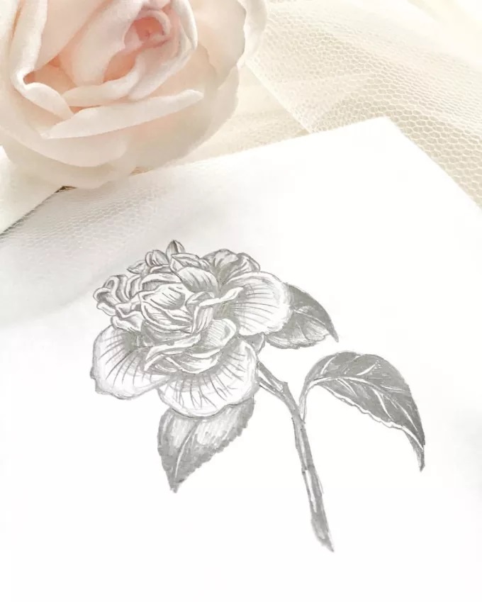 HAND-ILLUSTRATED FLORAL SAVE-THE-DATE FOR ELAINE & COLIN  BY MIRACULOVE