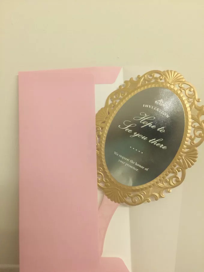 MAGIC MIRROR BIRTHDAY INVITATION  BY LA GRAZIA WEDDING & PARTY SUPPLIES