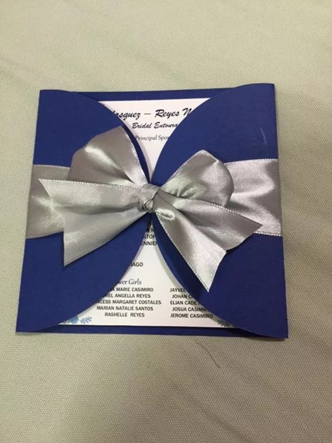 WEDDING INVITATION CARD  BY LA GRAZIA WEDDING & PARTY SUPPLIES