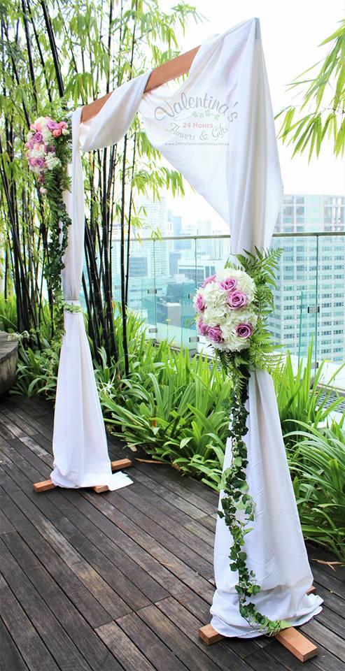Wedding Setup at Hotel Jen – Bamboo Terrace