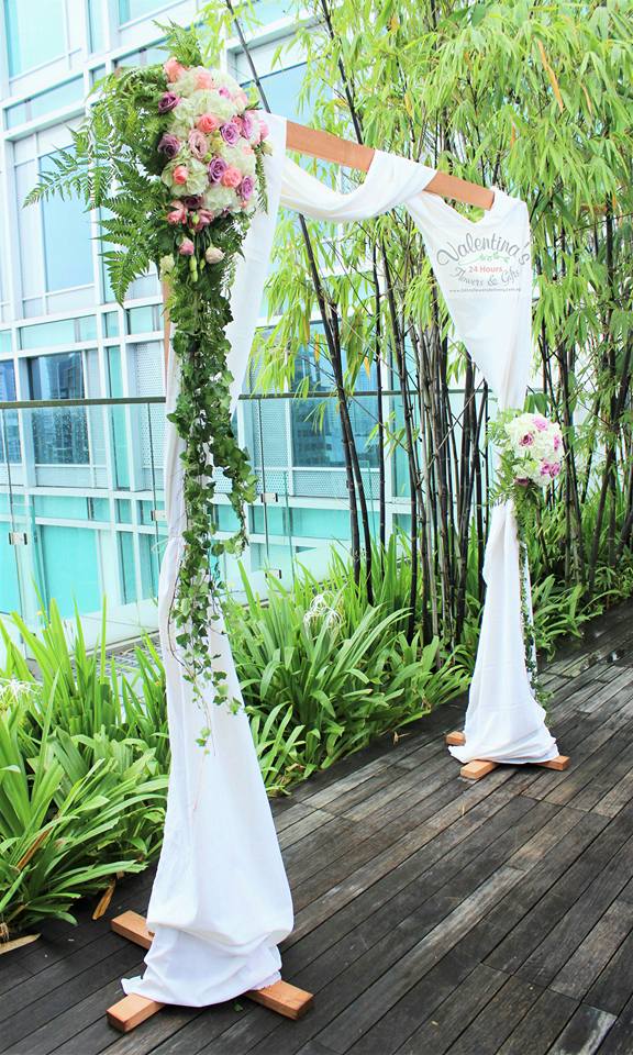 Wedding Setup at Hotel Jen – Bamboo Terrace