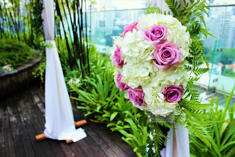 Wedding Setup at Hotel Jen – Bamboo Terrace