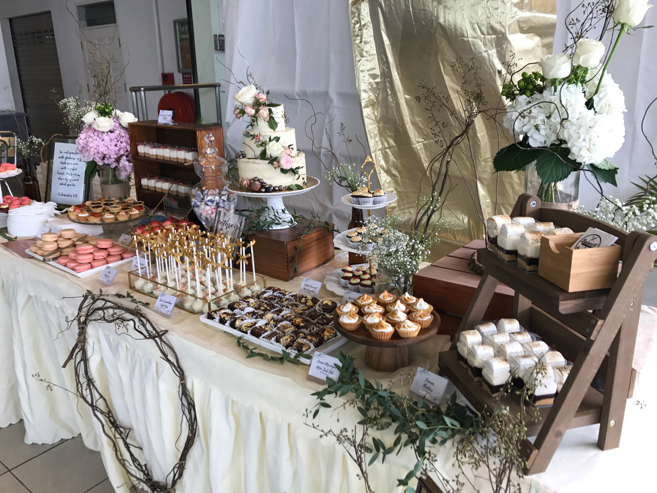 Rustic Greenery Church Wedding