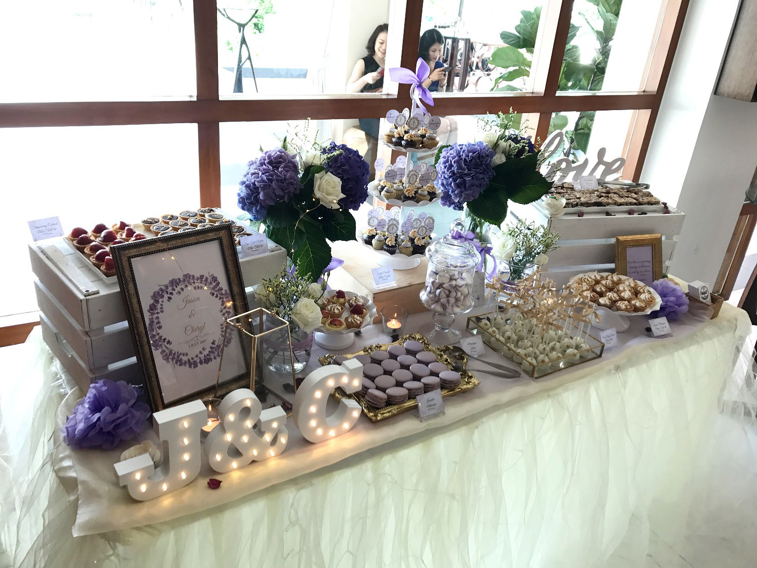 Purple White & Gold at Sofitel Sentosa Singapore