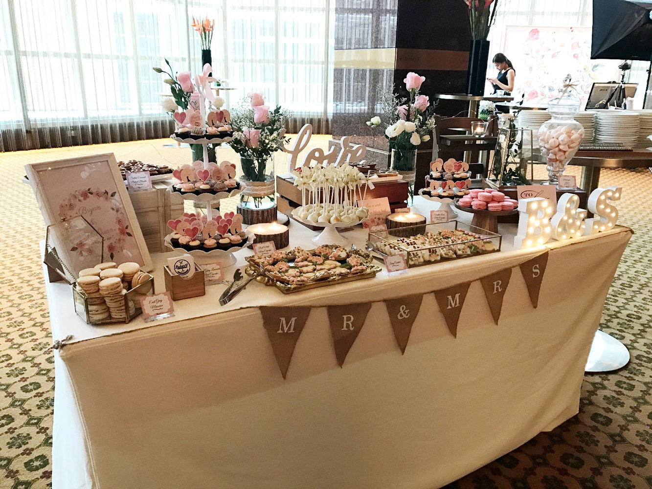 Pink White Gold Rustic at Conrad Centennial Singapore