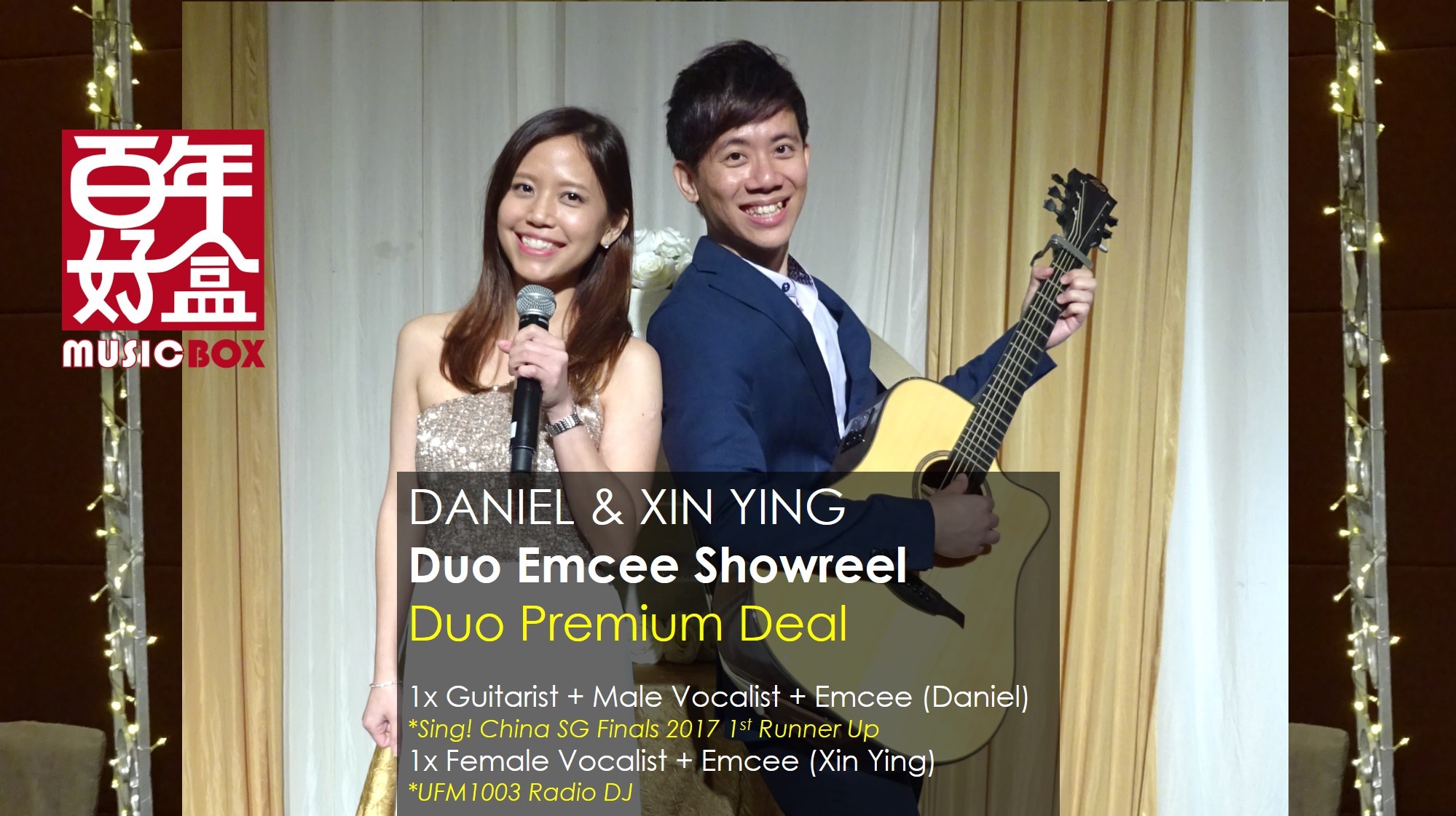 Daniel & Xin Ying – Wedding Emcee Showreel – Duo Premium Deal
