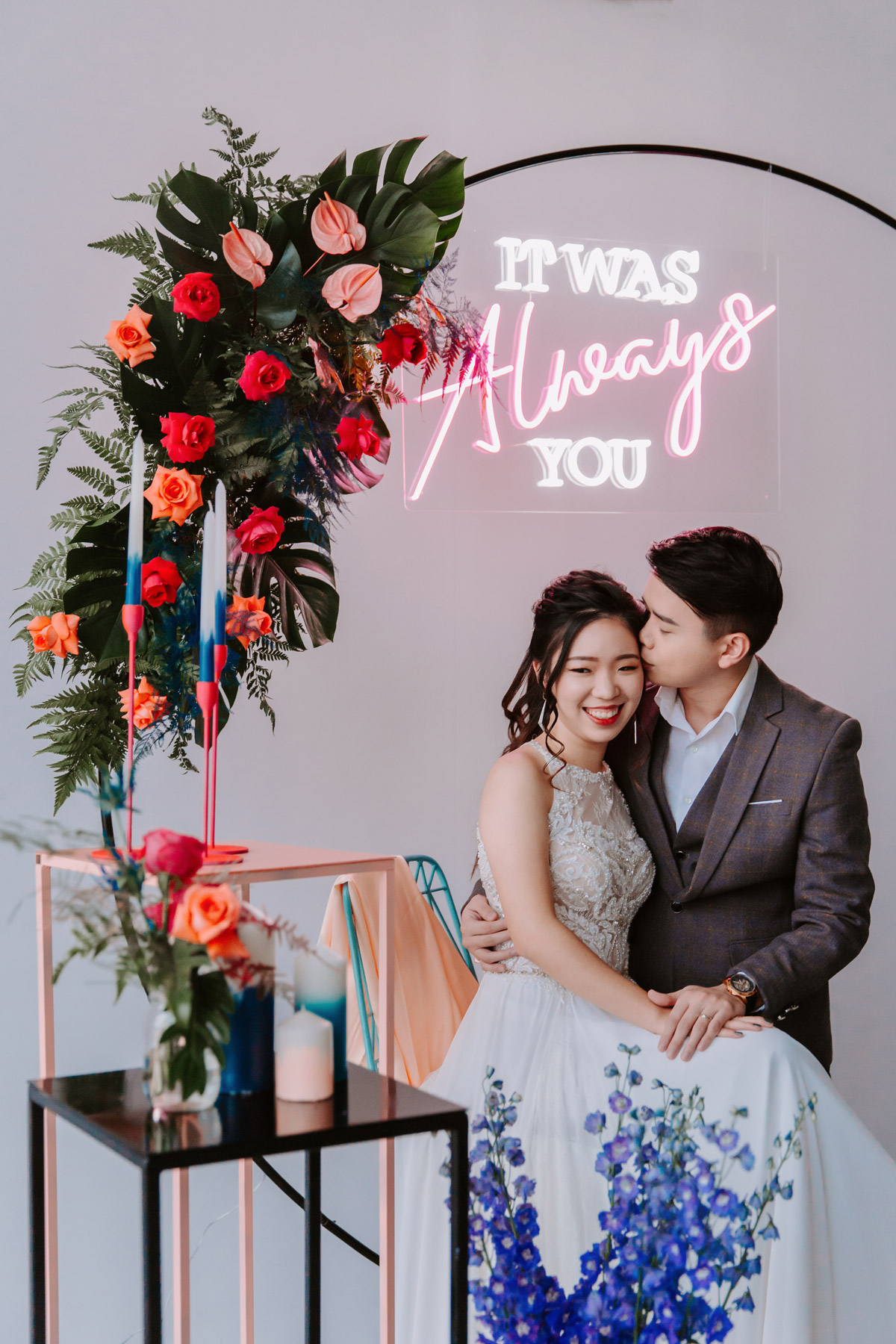Electric Neon by Blissful Brides