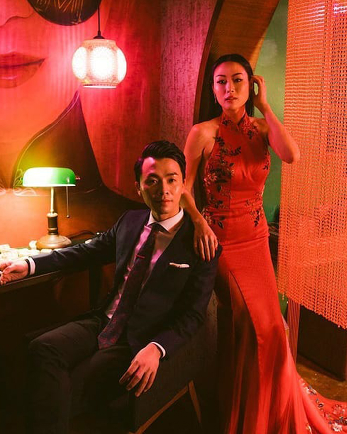 #WCbride Denise and Andrew. Ft. Abby Cheongsam