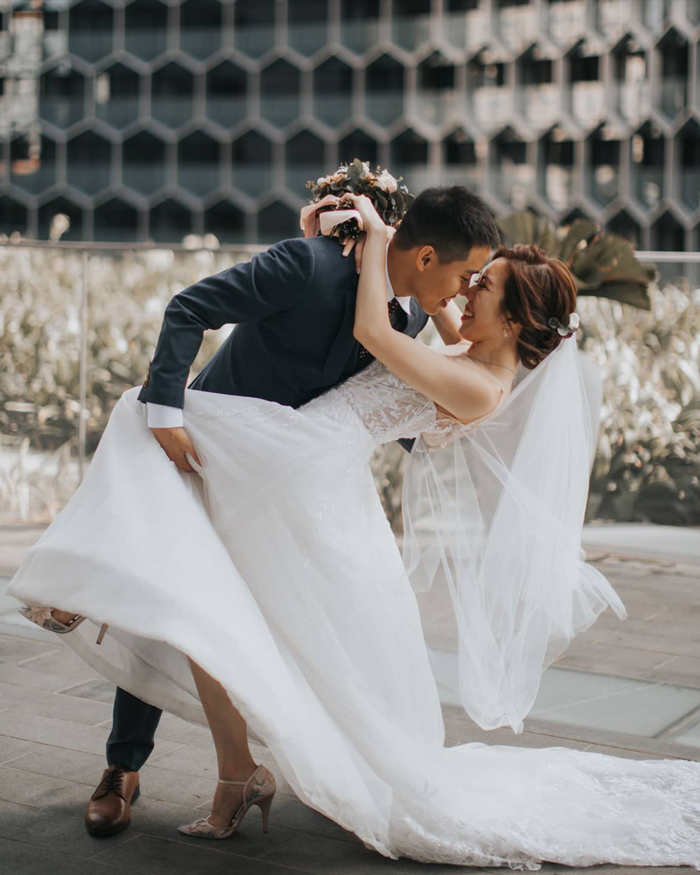 #WCbride with Elora & Vienna Gowns